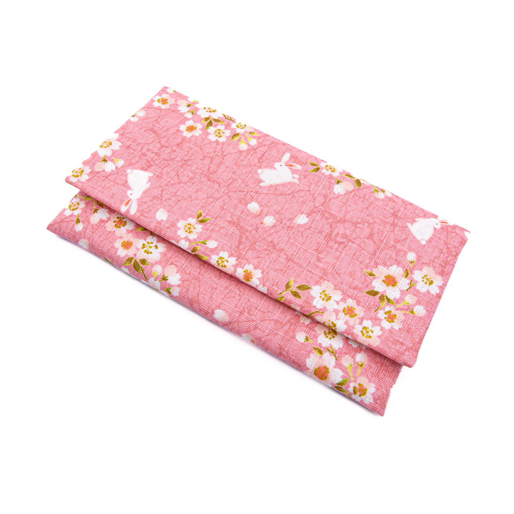 念珠ケース S うさぎ桜 ピンク マジックテープ式 | 【公式】創価学会